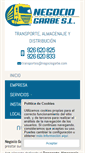 Mobile Screenshot of negociogarbe.com